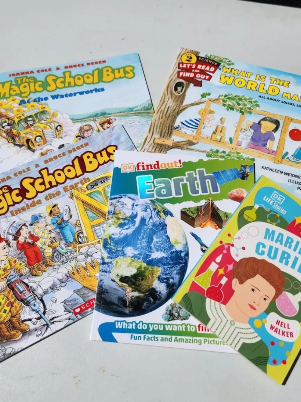 NEW Bookshark Science C Book Bundle Books Magic School Bus Marie Curie Includes: